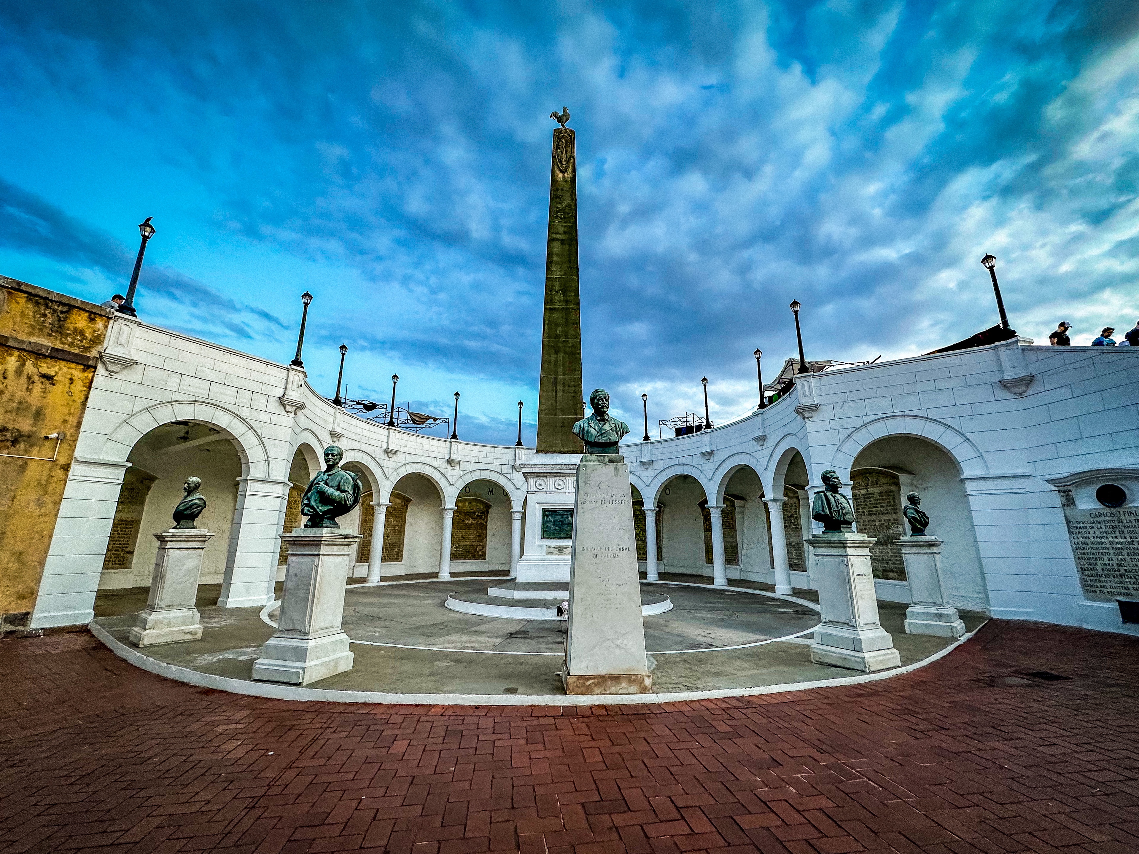 Vista panorámica de la plaza